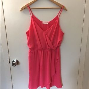 Lush rose pink short dress